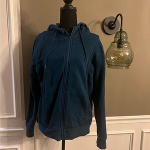 Figs Essential Hoodie Women’s M Deep Reef Full Zip Sweatshirt